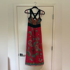 Anthropologie 100% Silk Maxi